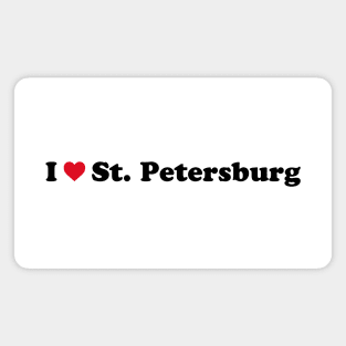 I Love St Petersburg Magnet